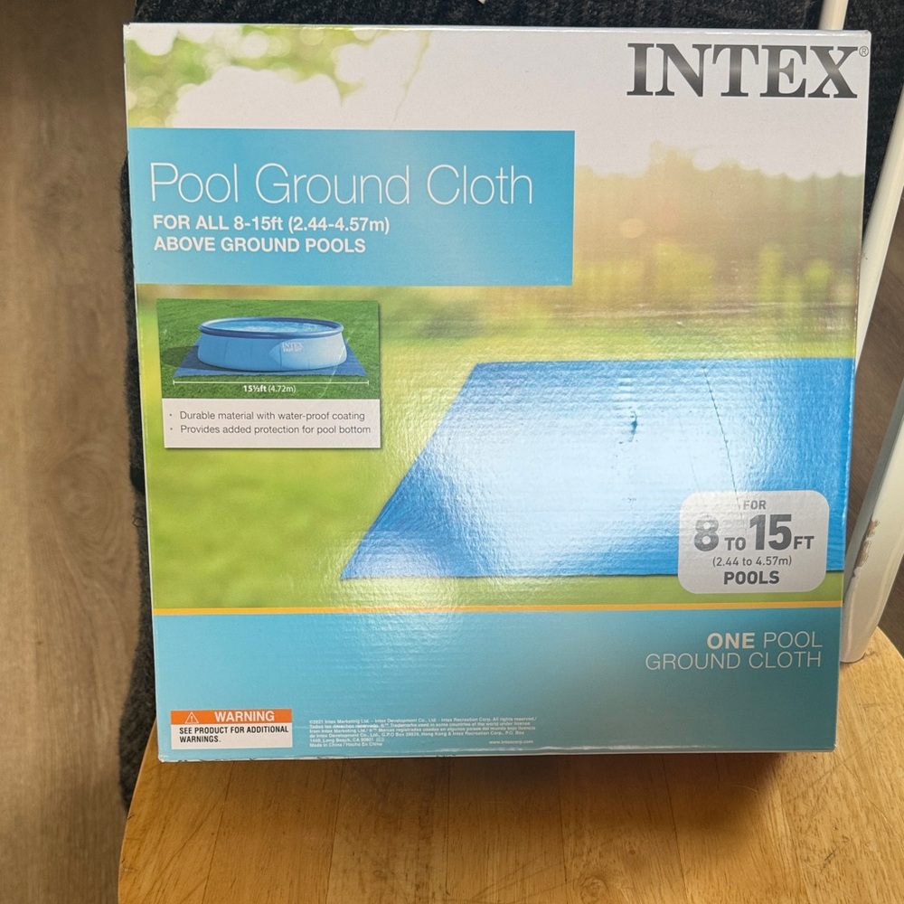 Intex Blue Pool Ground Cloth